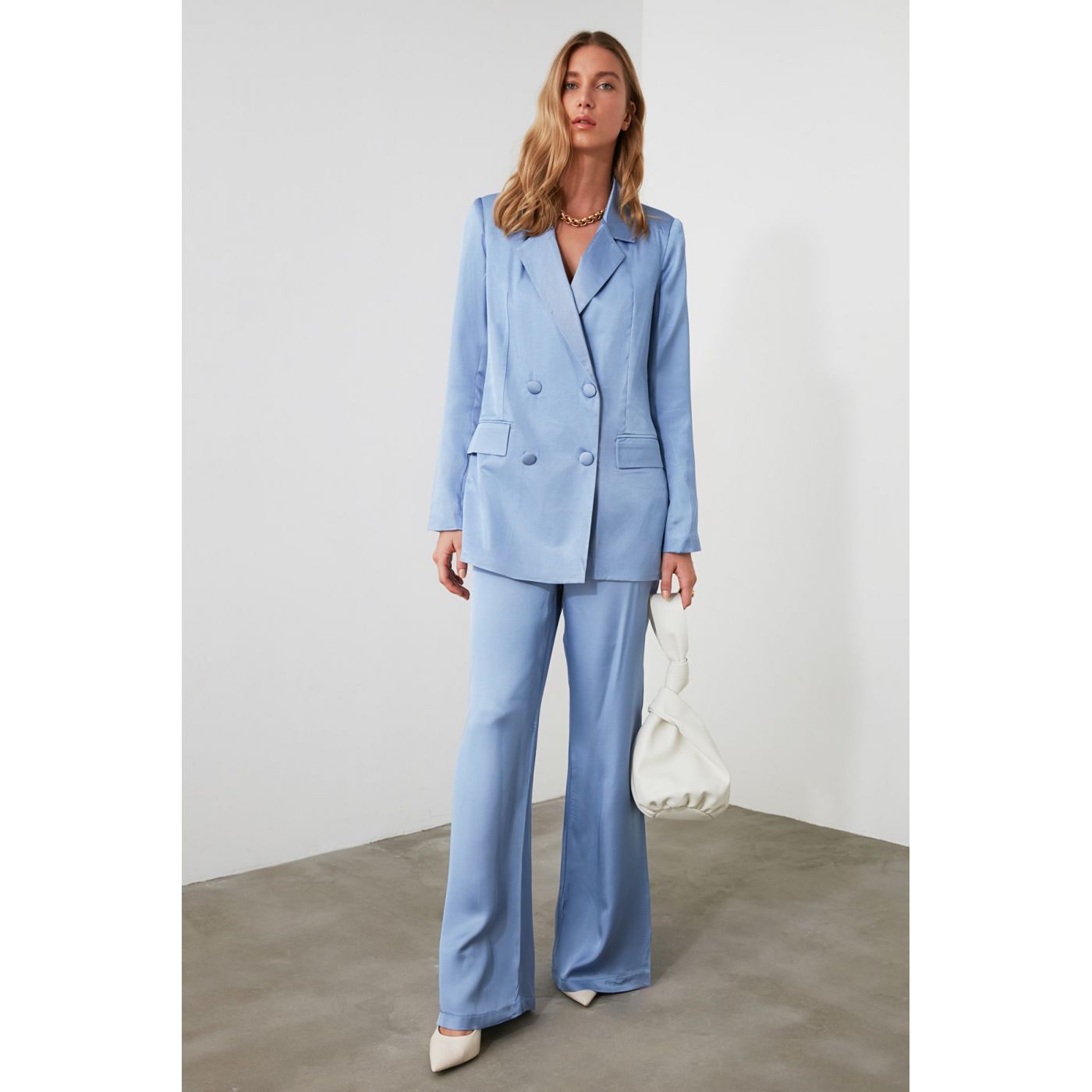Trendyol Blue Basic Pants