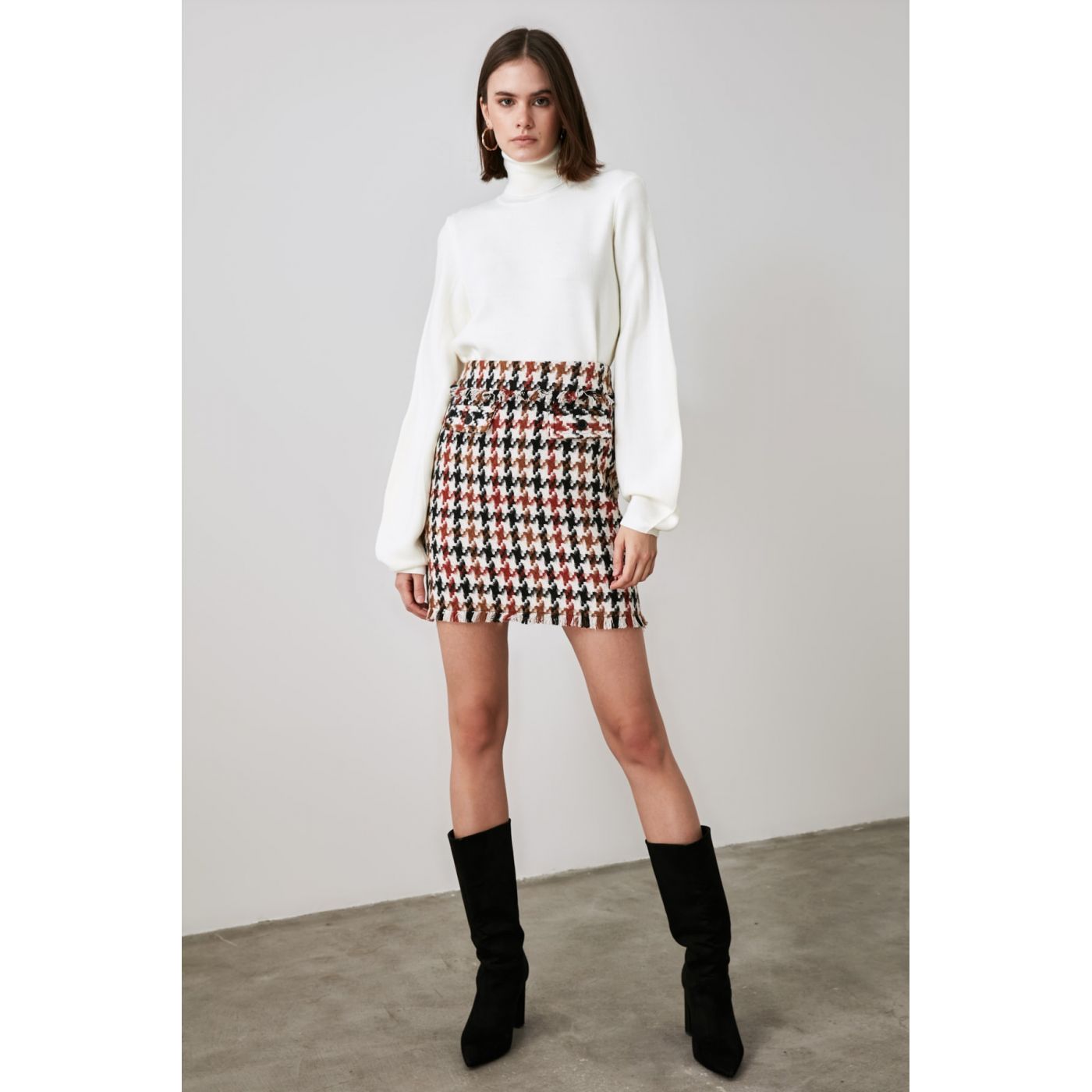 Trendyol Multicolor Pocket Detailed Skirt