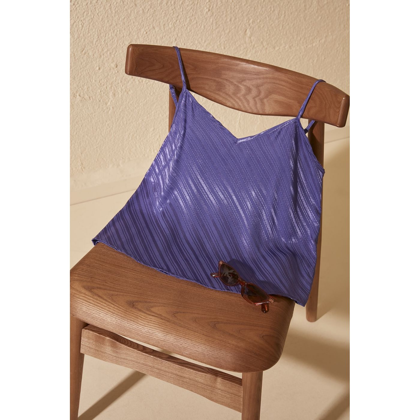 Trendyol Purple Lace Detailed Blouse