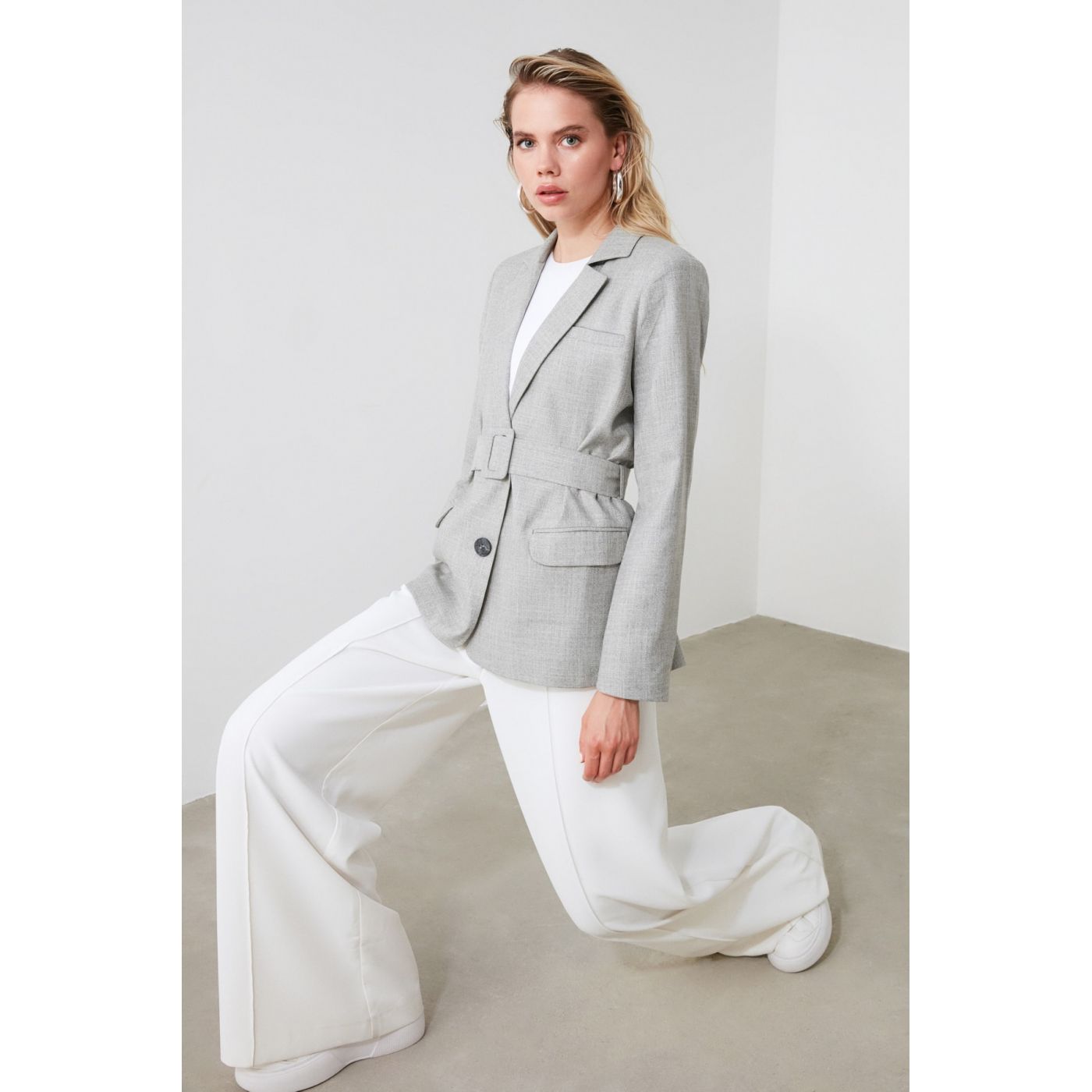 Trendyol Grey Moored Jacket
