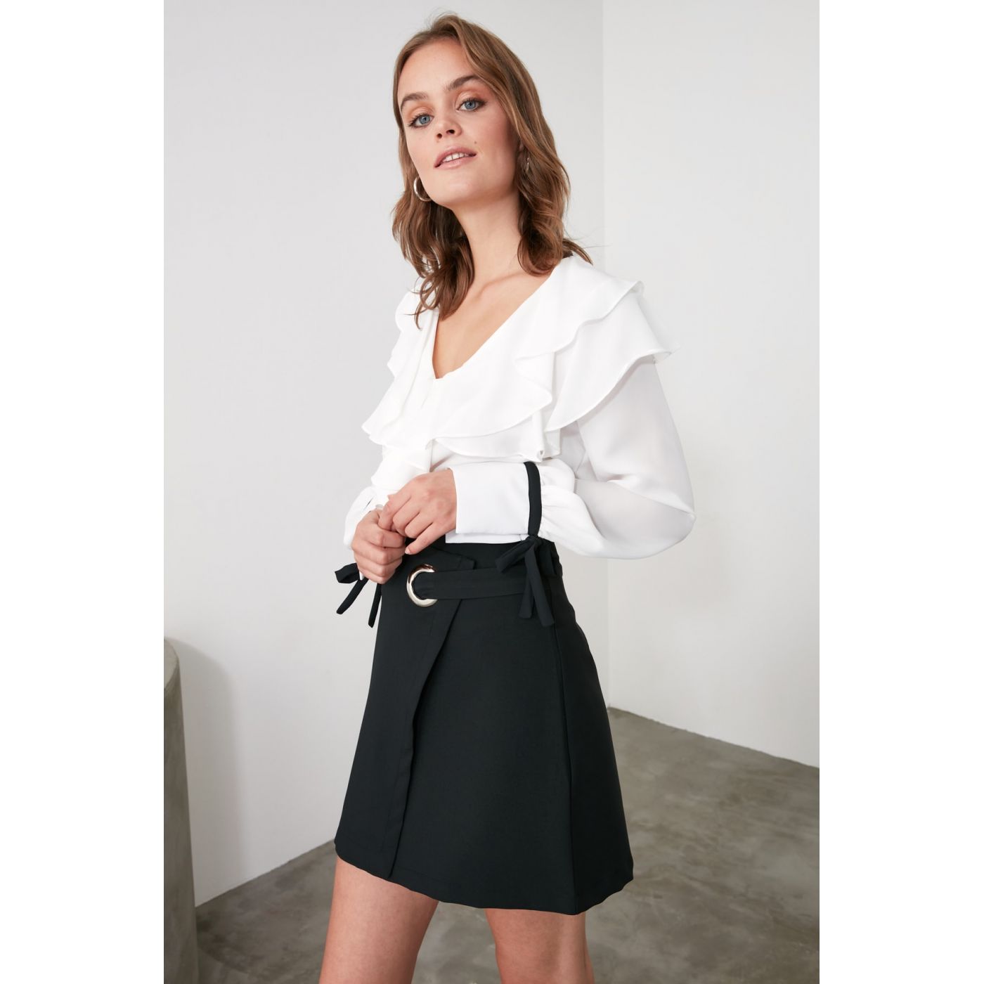 Trendyol Black Cruise Skirt