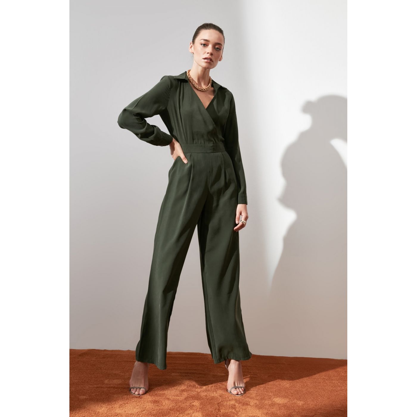 Trendyol Khai Cruise Collar Jumpsuit