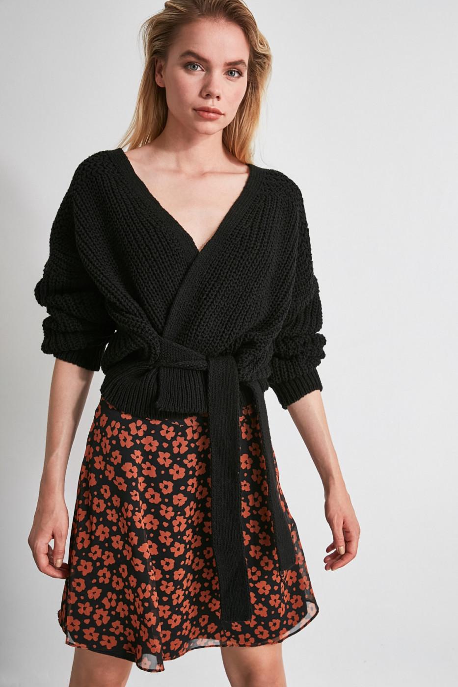 Trendyol Brown FlowerSkirt