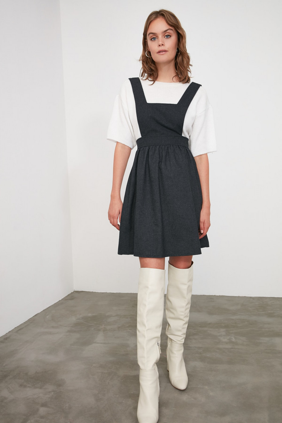 Trendyol Anthracite Jile Dress