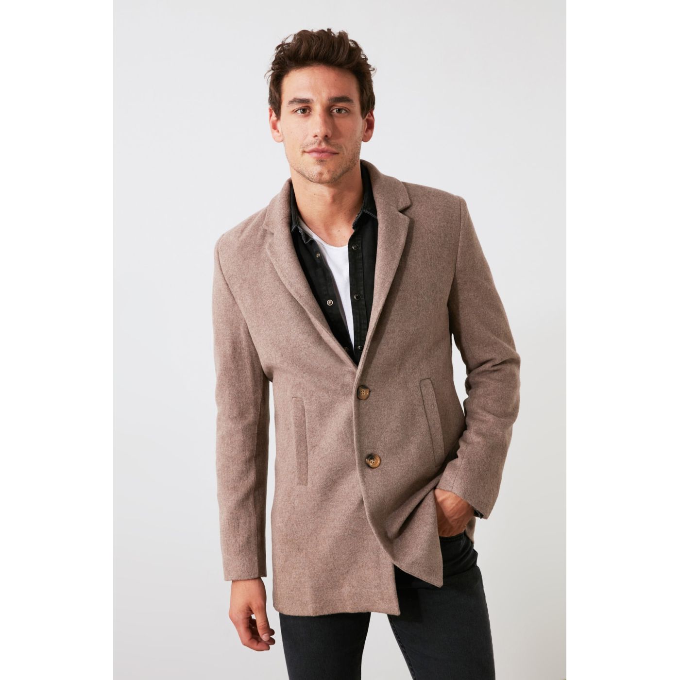Trendyol Stone Men's Coat