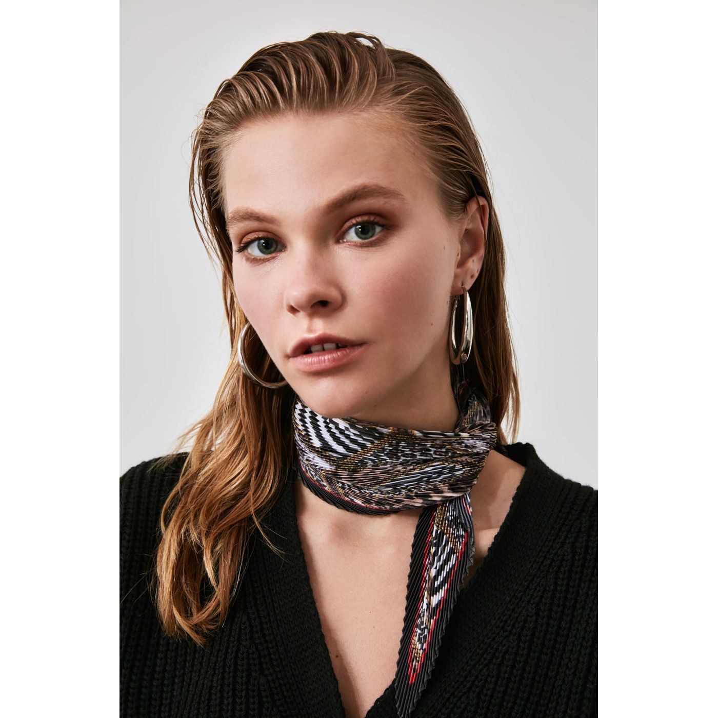 Trendyol Black Animal Patterned PyresfuS