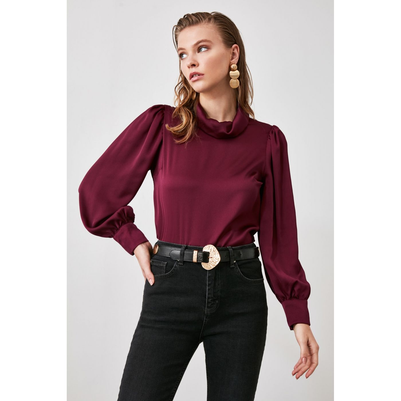 Trendyol Myrberry Right Collar Blouse