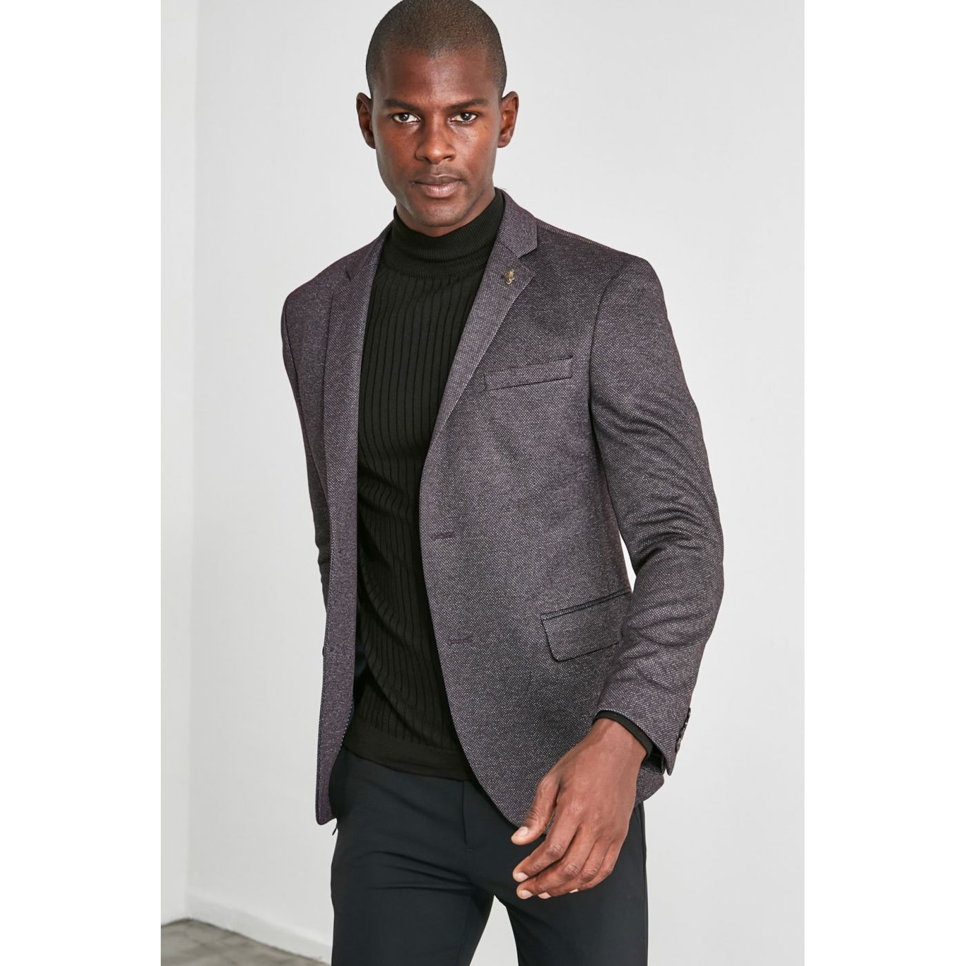 Trendyol Burgundy Male Slim Fit Jacket