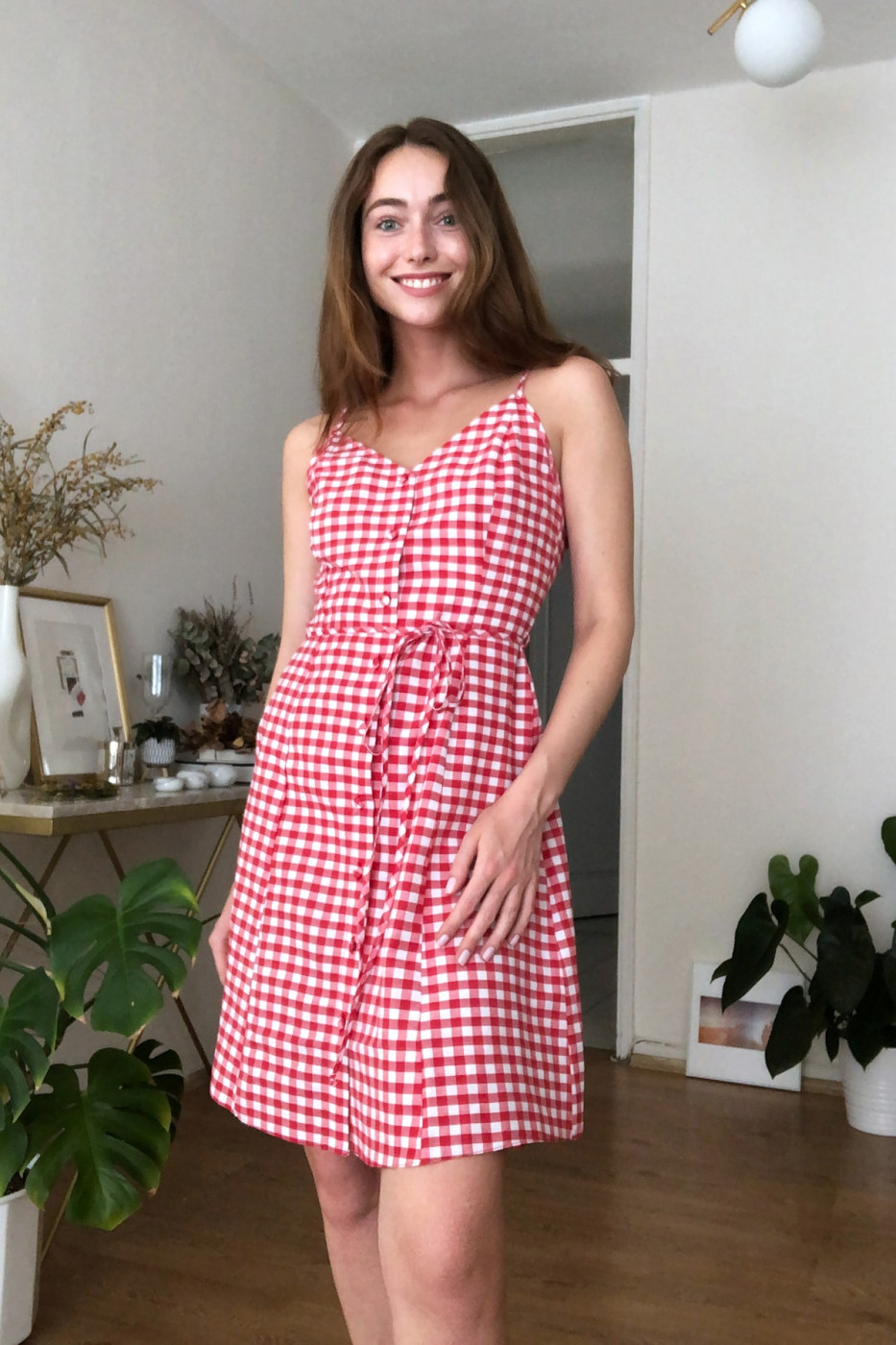 Trendyol Red BeltEd Carel Dress