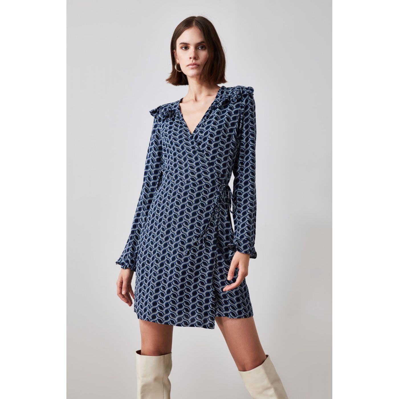 Trendyol Multicolored Patterned Cruise Dress