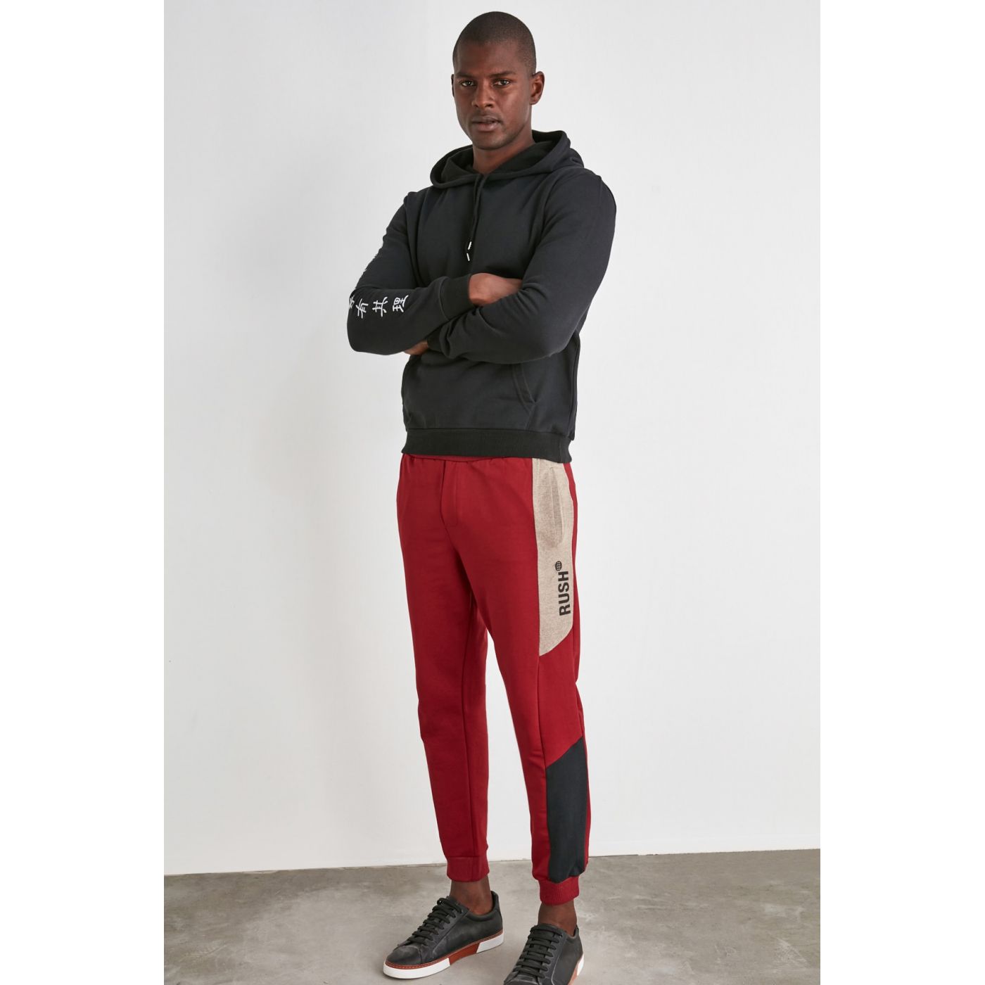 Trendyol Burgundy Men's Tracksuit bottom
