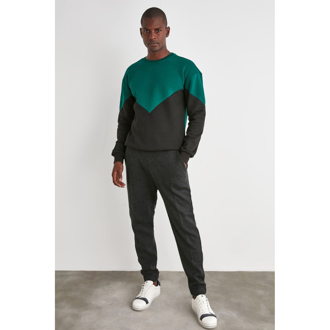 Trendyol Black Men's Knitwear Jogger Pants