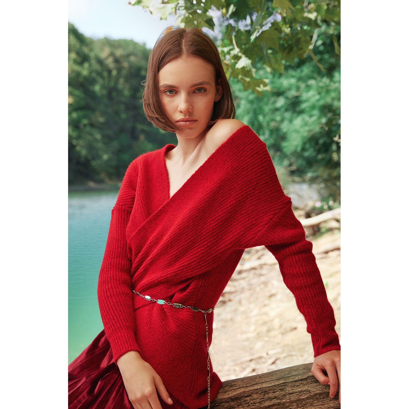 Trendyol Red CruiseR Knitwear Sweater