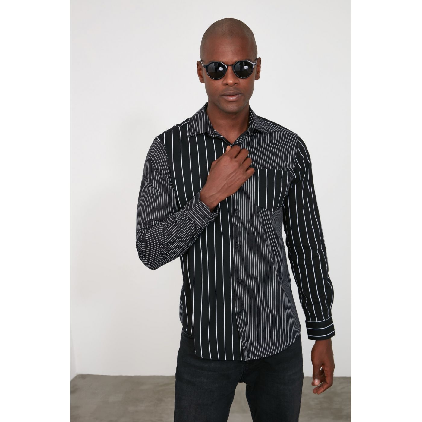 Trendyol Black Men's Shirt