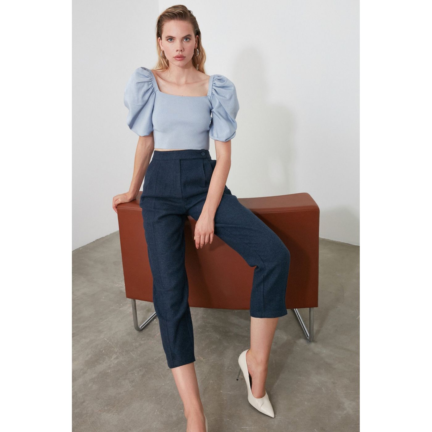 Trendyol Indigo Basic Pants