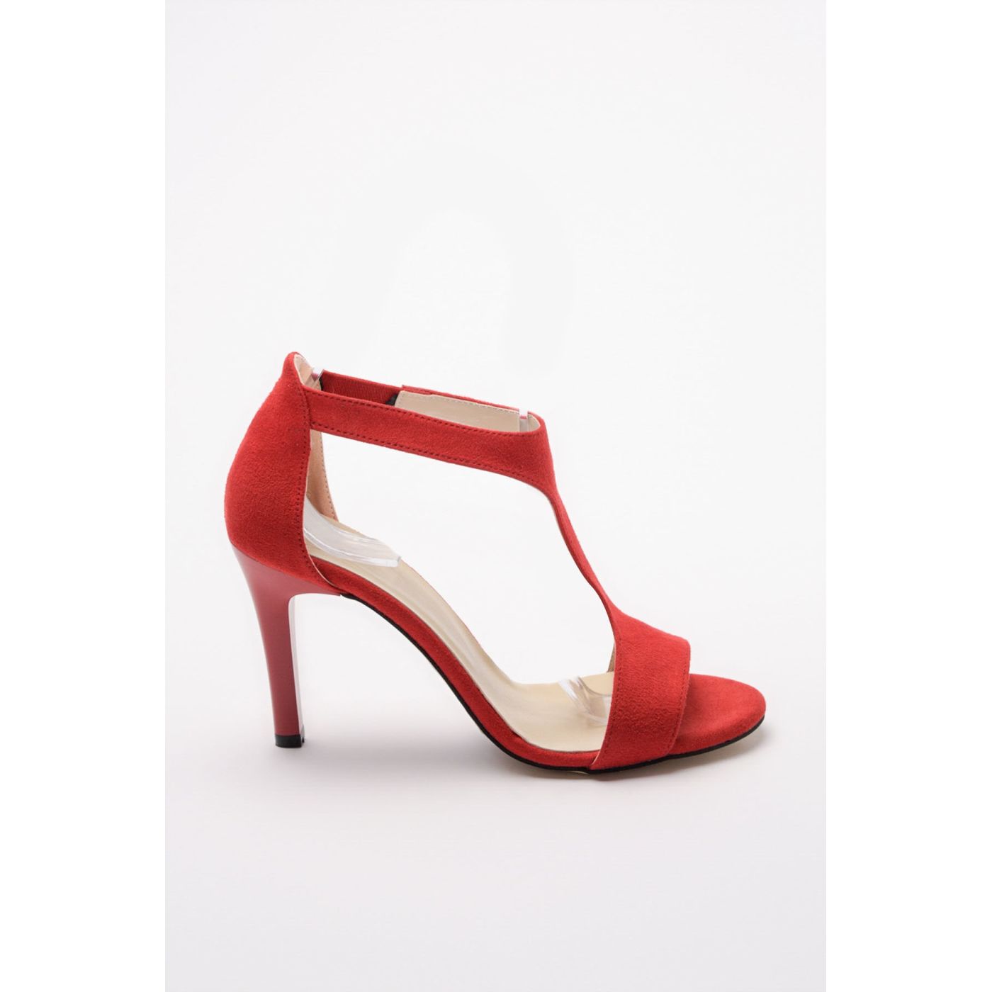 Trendyol Pomegranate Flower Suede Women Classic Heels