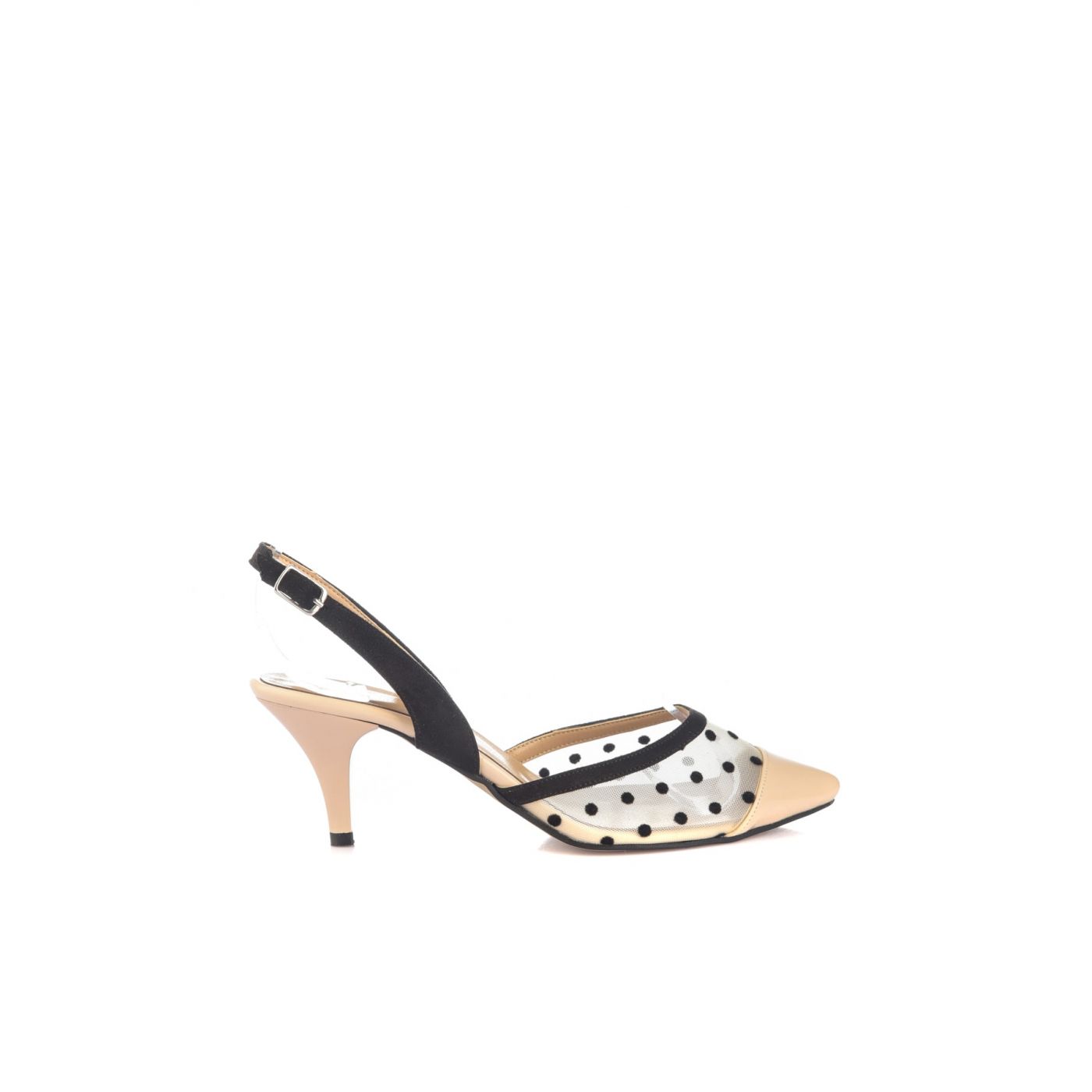 Trendyol Beige Transparent Women's Classic Heels