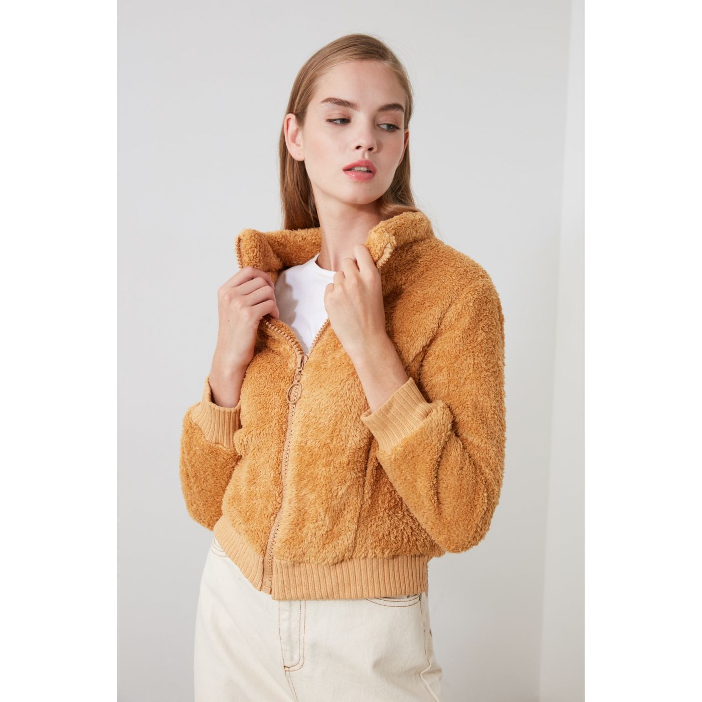 Trendyol Mink Plush Coat