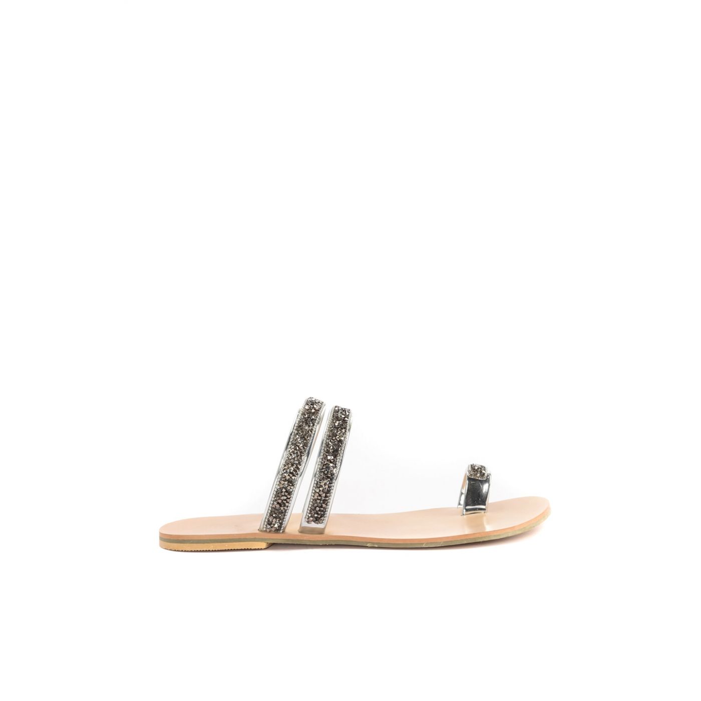 Trendyol Anthracite Women's SlippertakS20TE0091