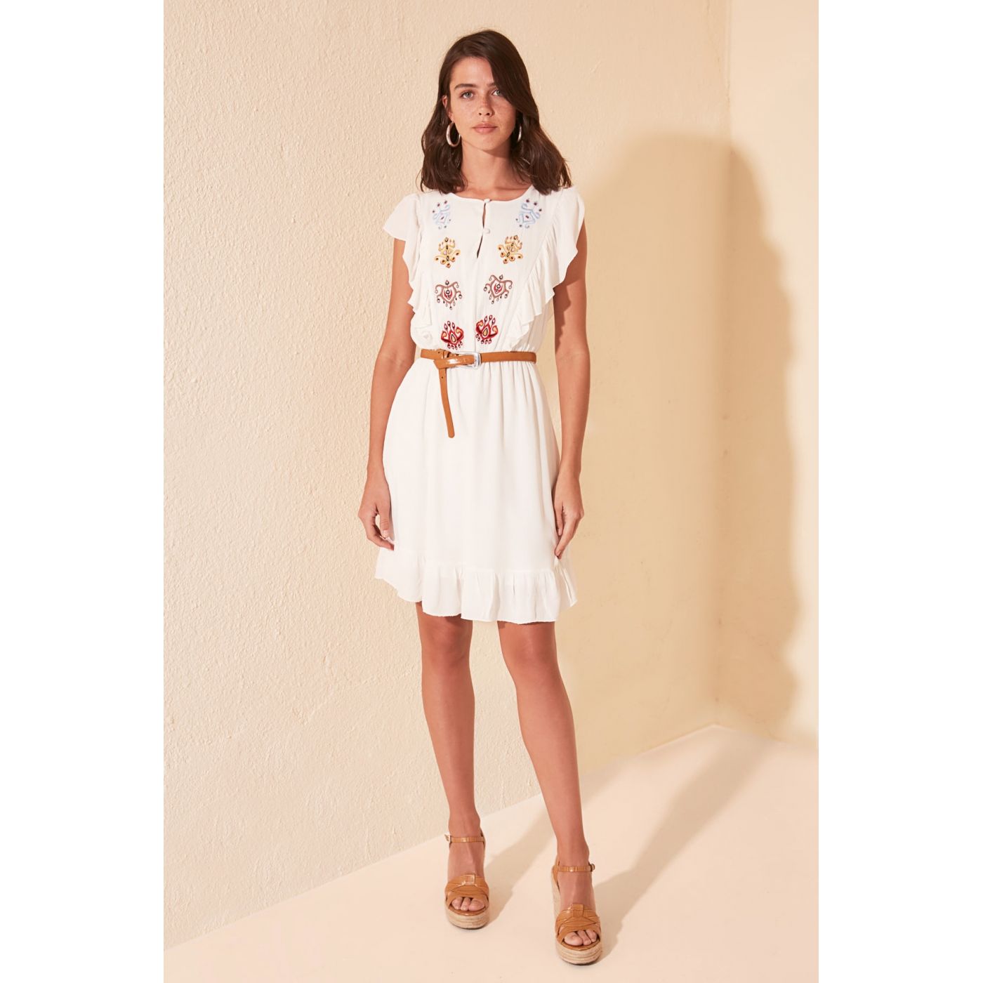 Naiste kleit Trendyol Embroidered