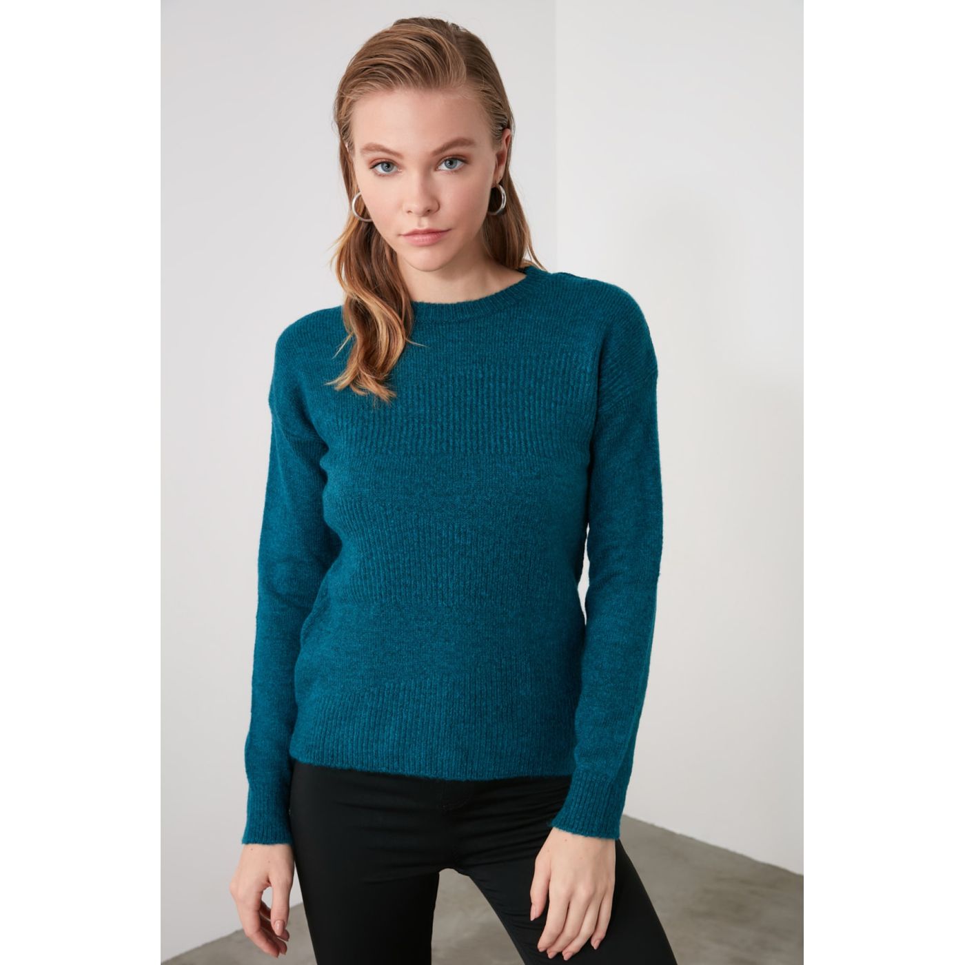 Trendyol Oil Knit Sweater