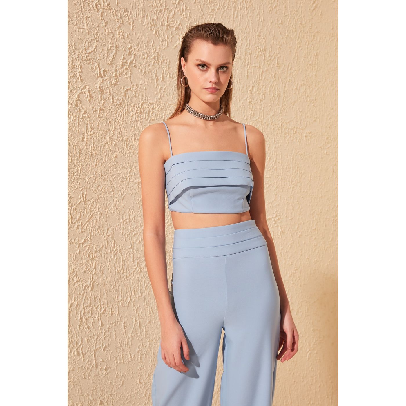 Trendyol Lila Stitch Detailed Blouse