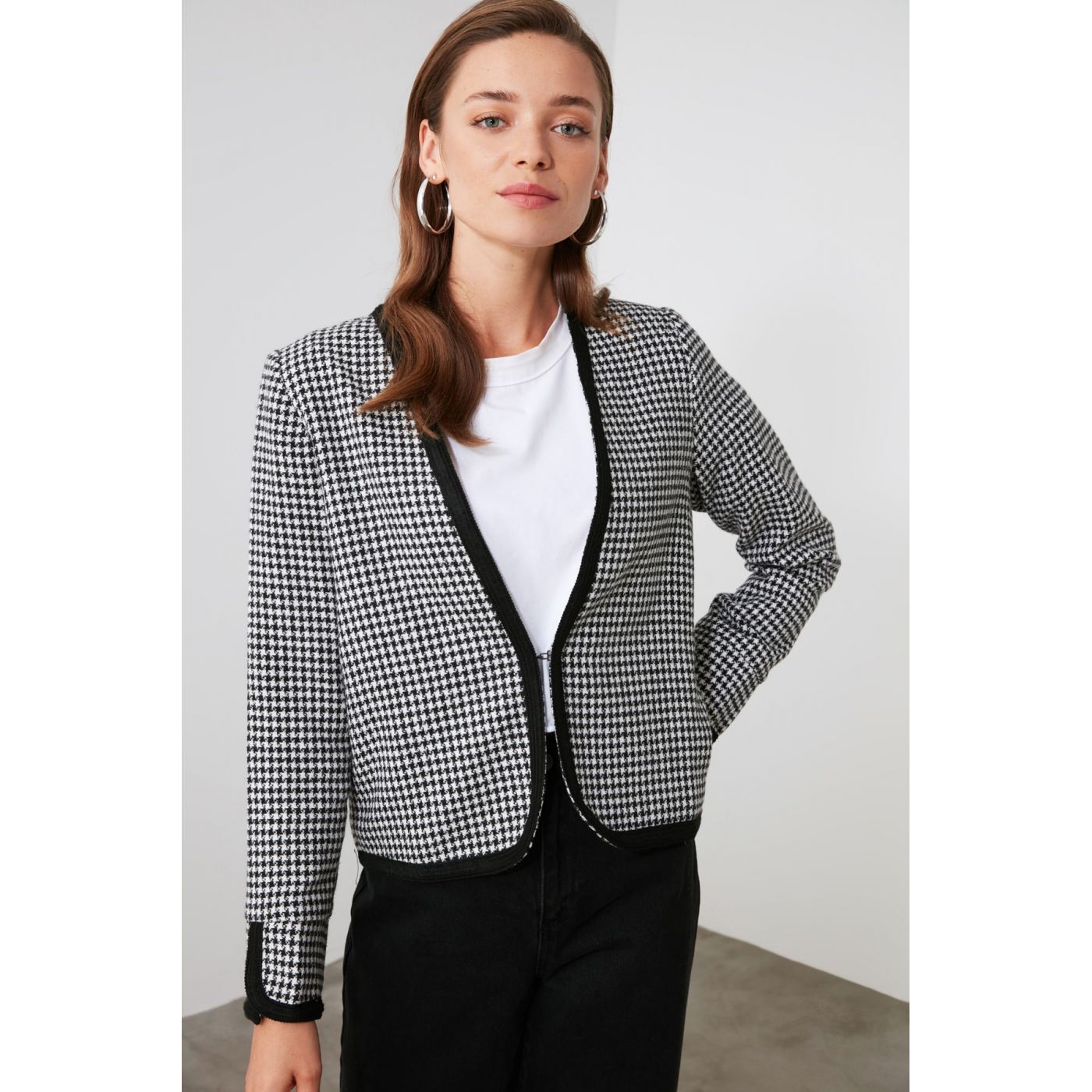 Trendyol Multicolored Goose Foot Jacket