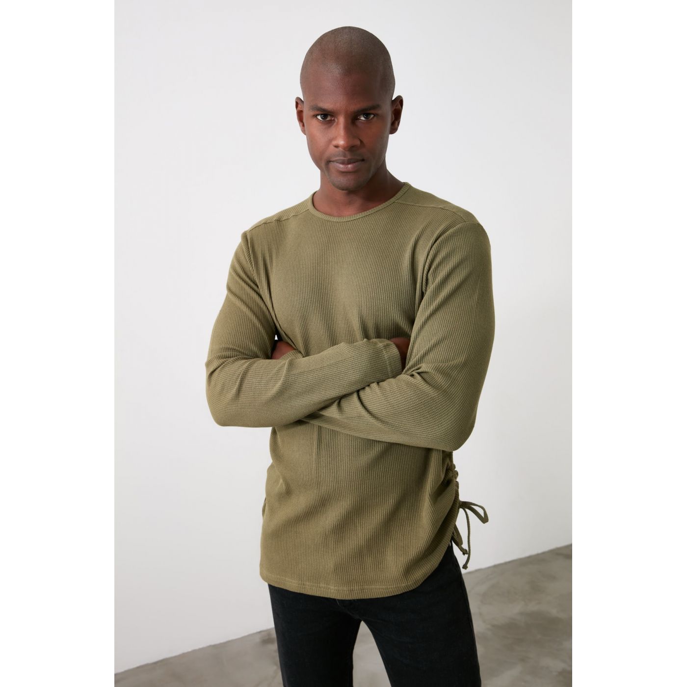 Trendyol Khai Men's Binding Detailed Regular Fit T-Shirt