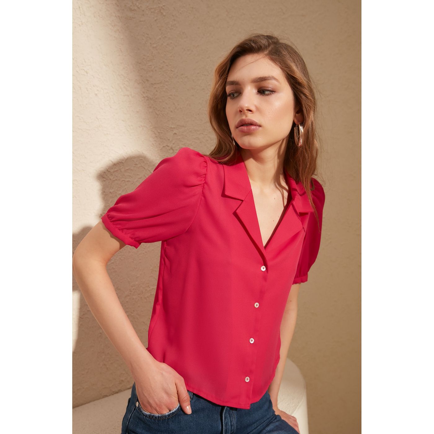 Trendyol Fuchlebutton Detailed Shirt