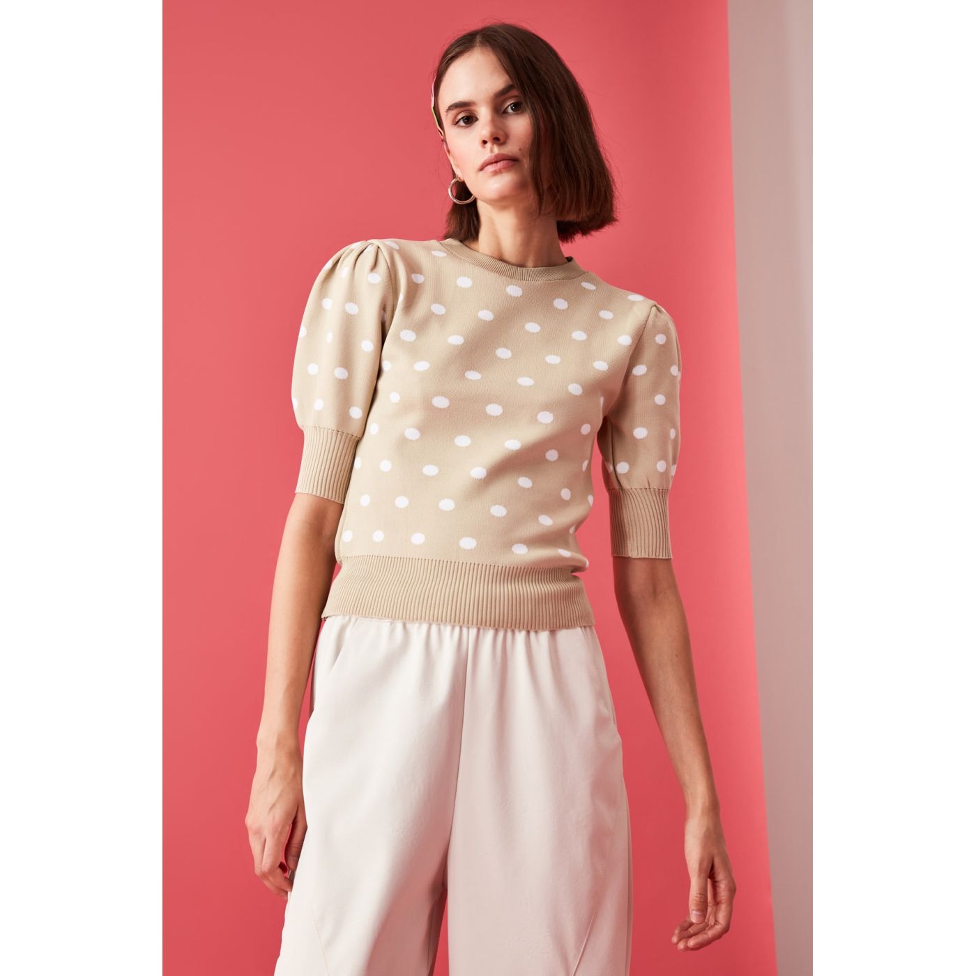 Naiste sviiter Trendyol Polka dot printed