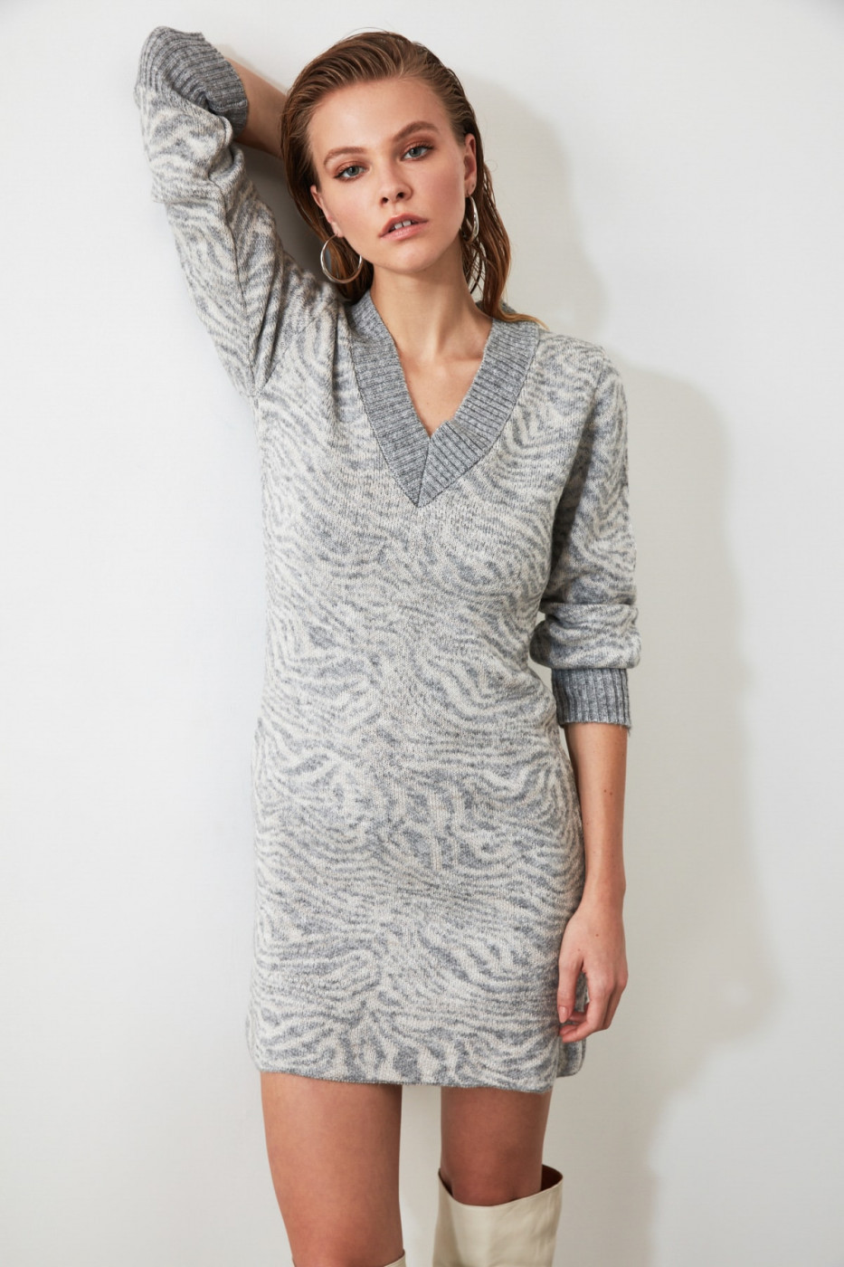 Naiste overall Trendyol V-neck
