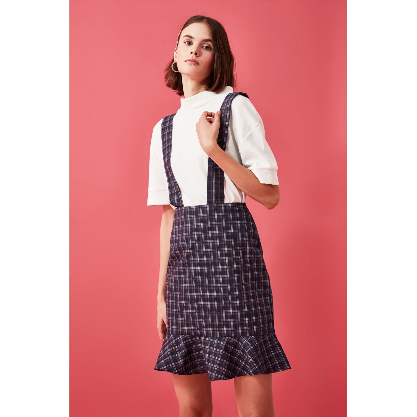 Trendyol Navy Straps Jile Dress