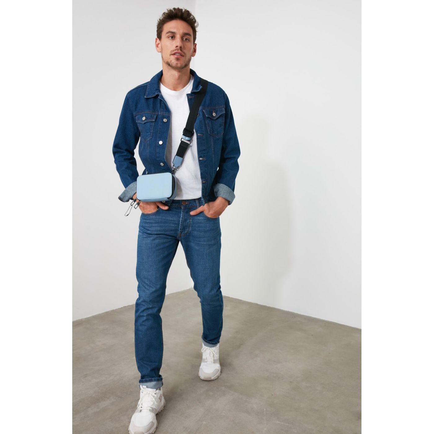 Trendyol Blue Men's Slim Fit Jeans