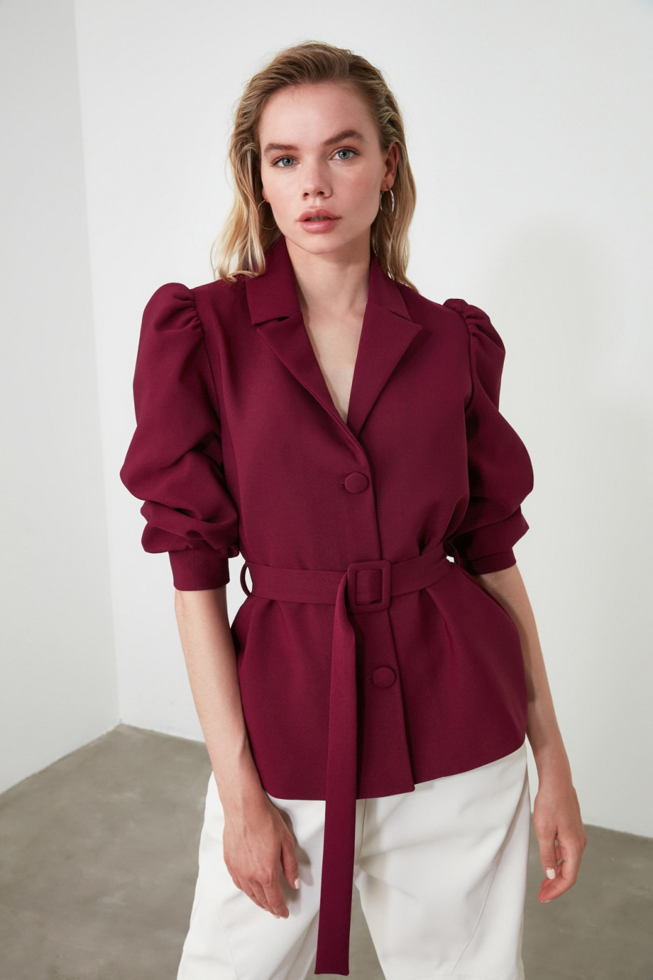 Trendyol Elderd Belt Jacket