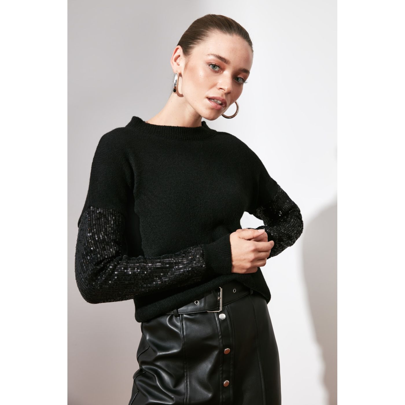 Naiste sviiter Trendyol Sequined