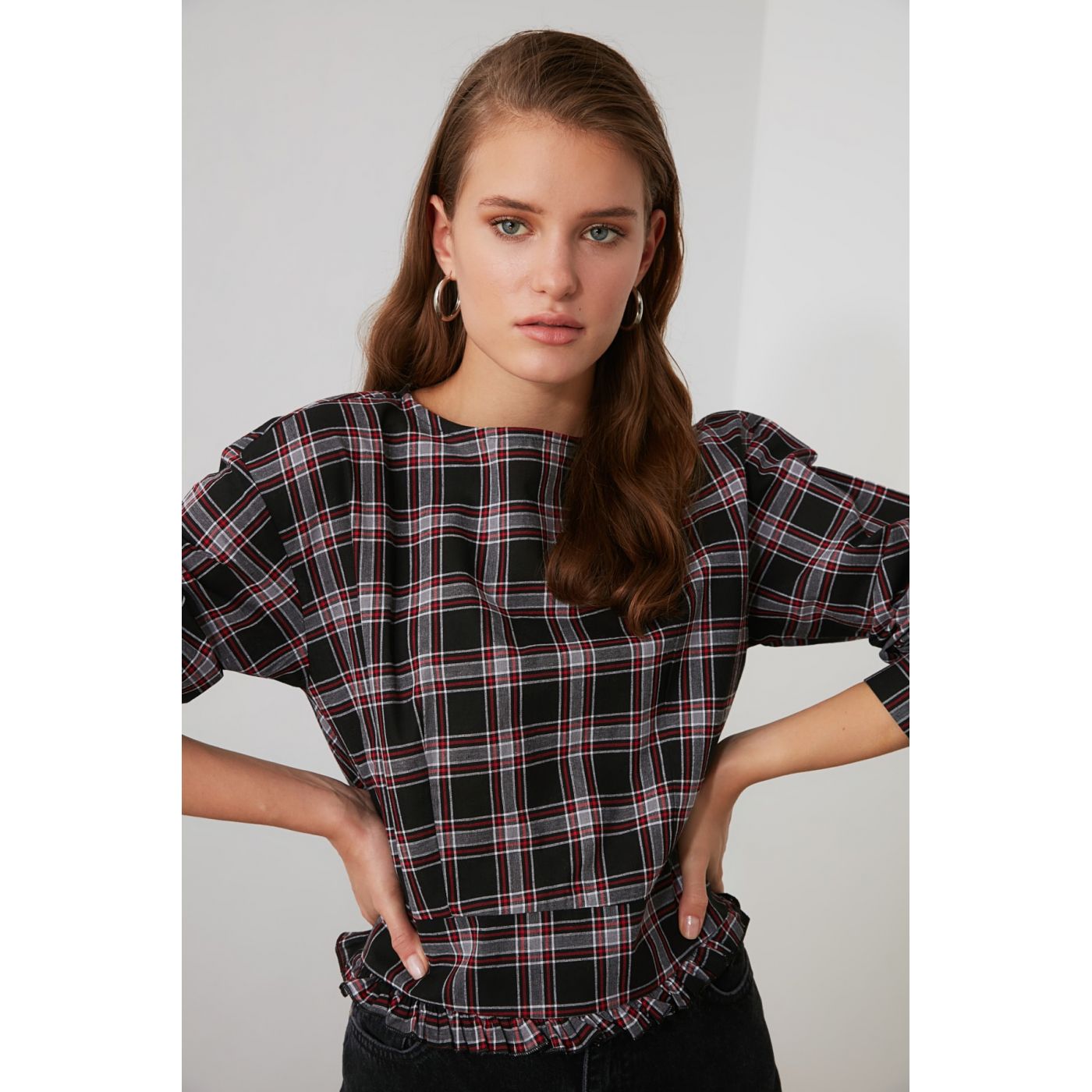 Trendyol Multicolored Snuze Detailed Blouse