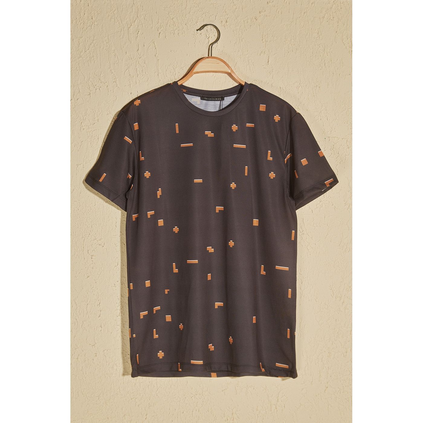 Trendyol Black Men Printed T-Shirt