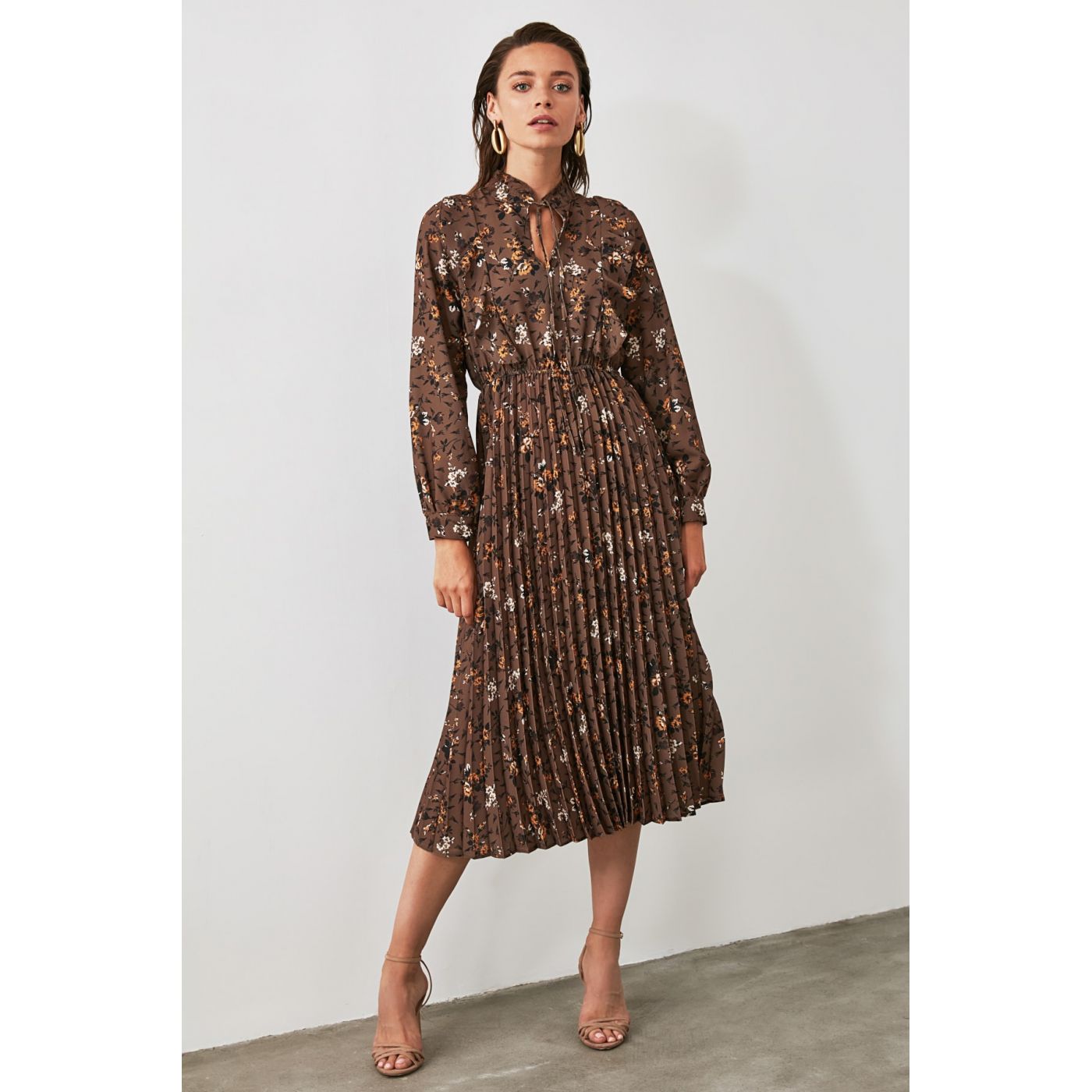 Trendyol Multicolored Pleat Dress