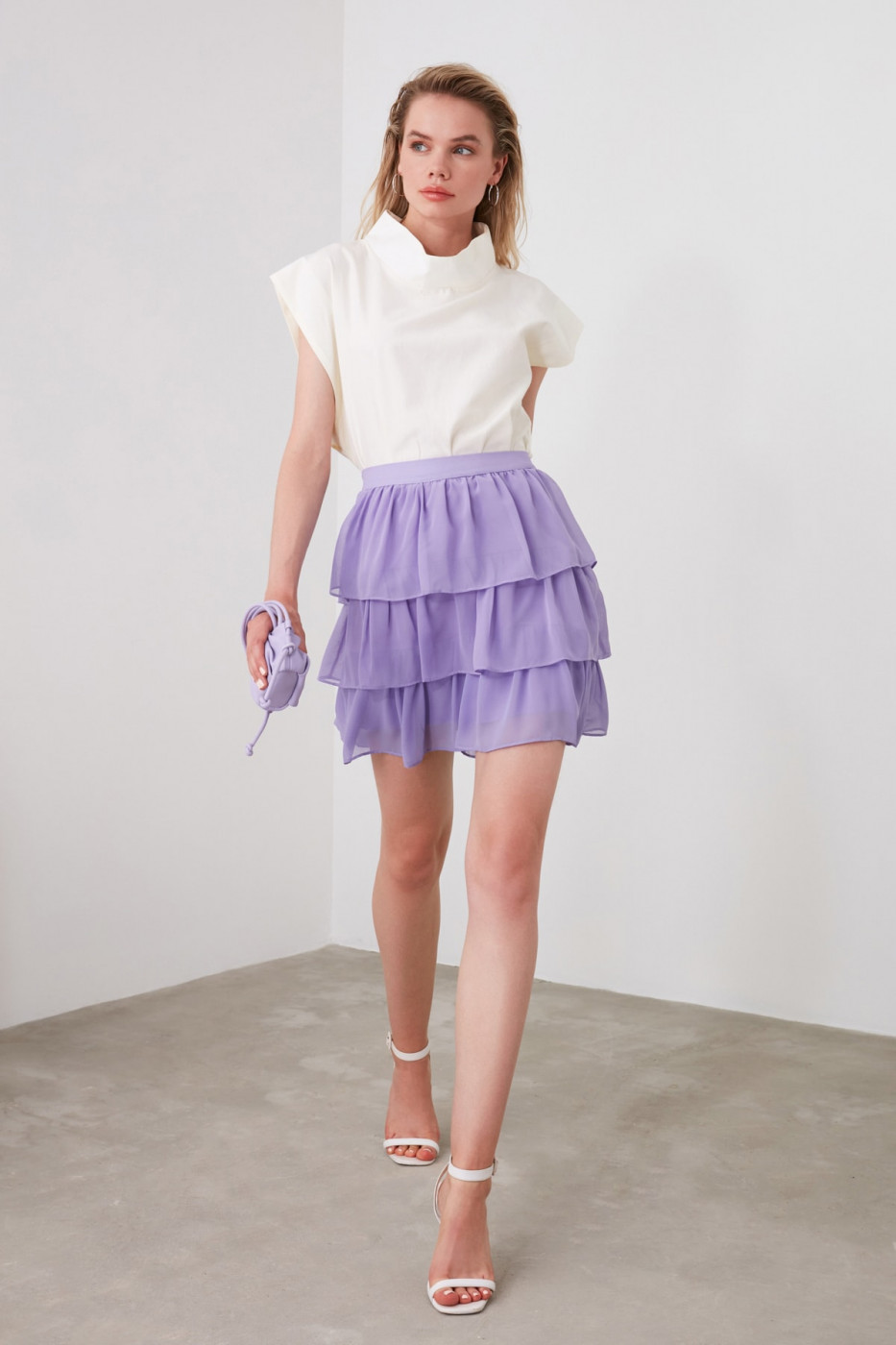 Trendyol Lila Tasselskirt