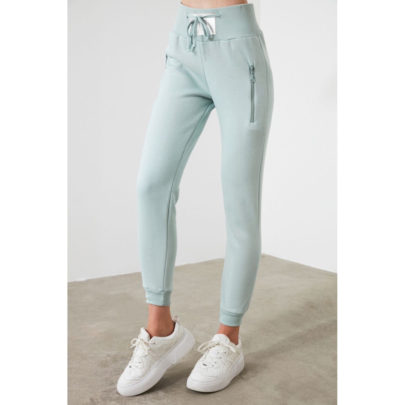 Naiste dressipüksid Trendyol High Waist