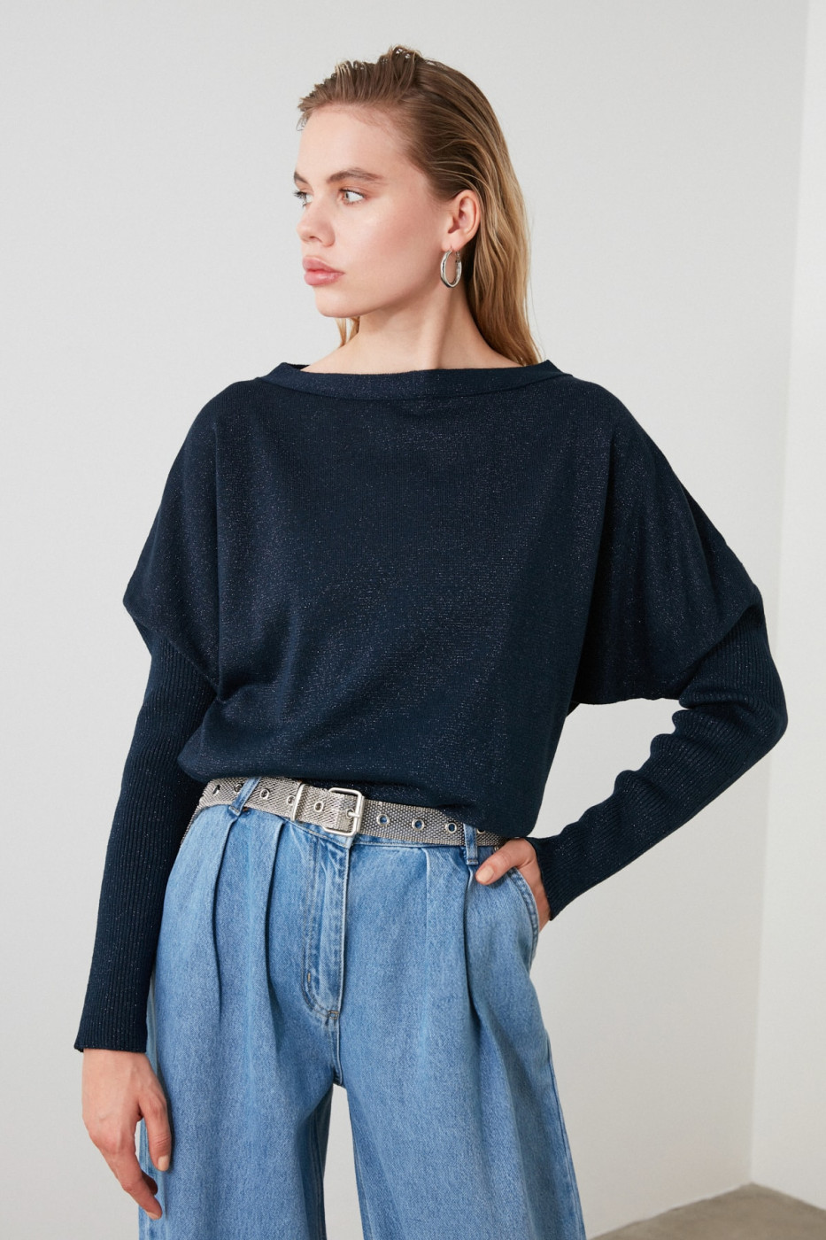 Trendyol Navy Simkjack Sweater
