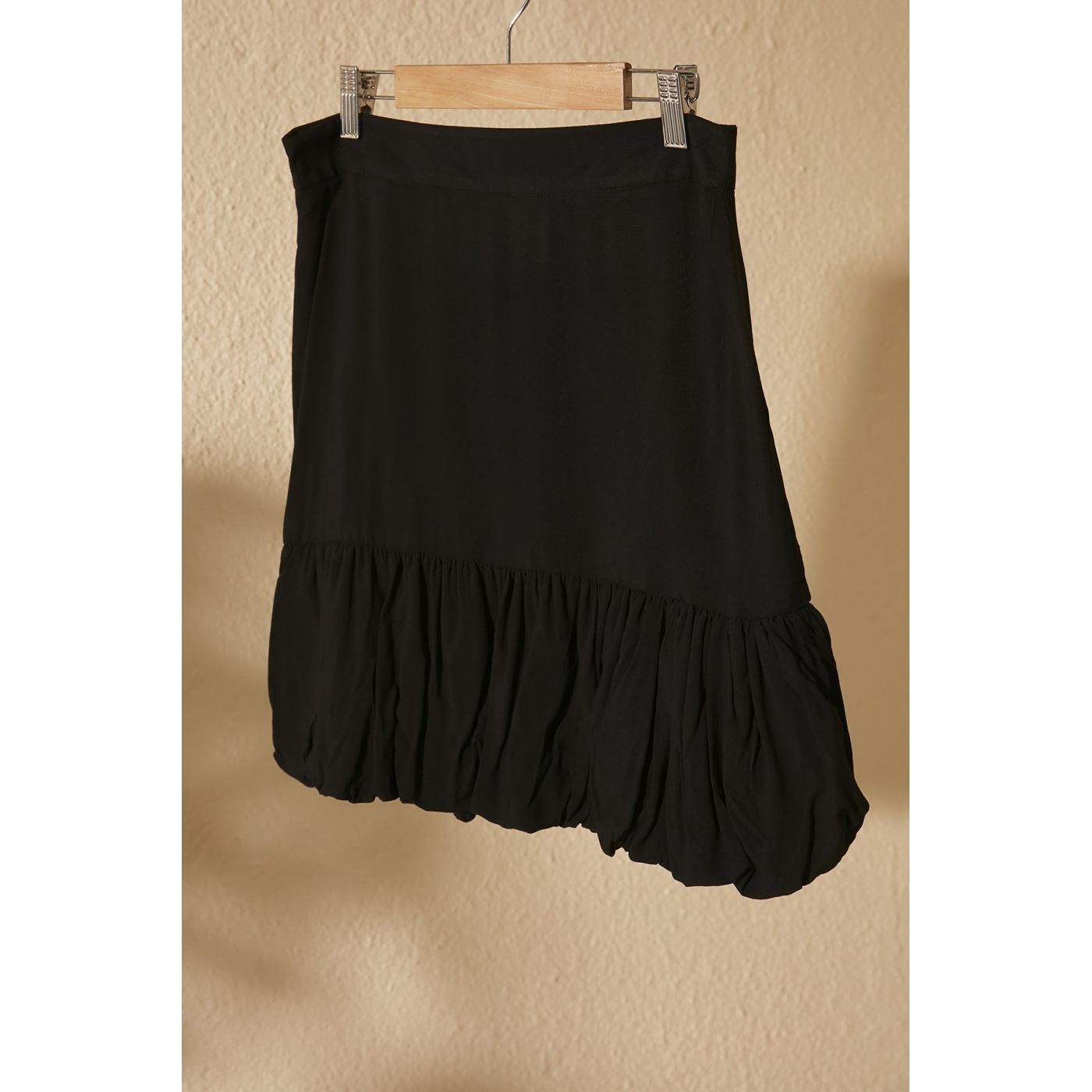 Trendyol Black Balloon Cutting Skirt