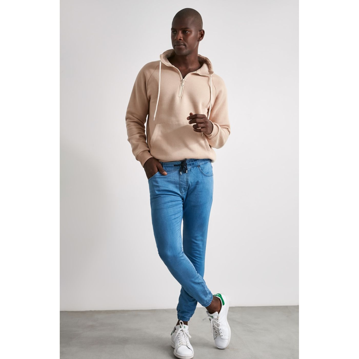Trendyol Indigo Men's Back Elastic Jeans