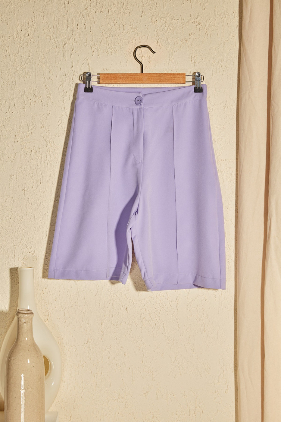 Naiste lühikesed püksid Trendyol High Waist