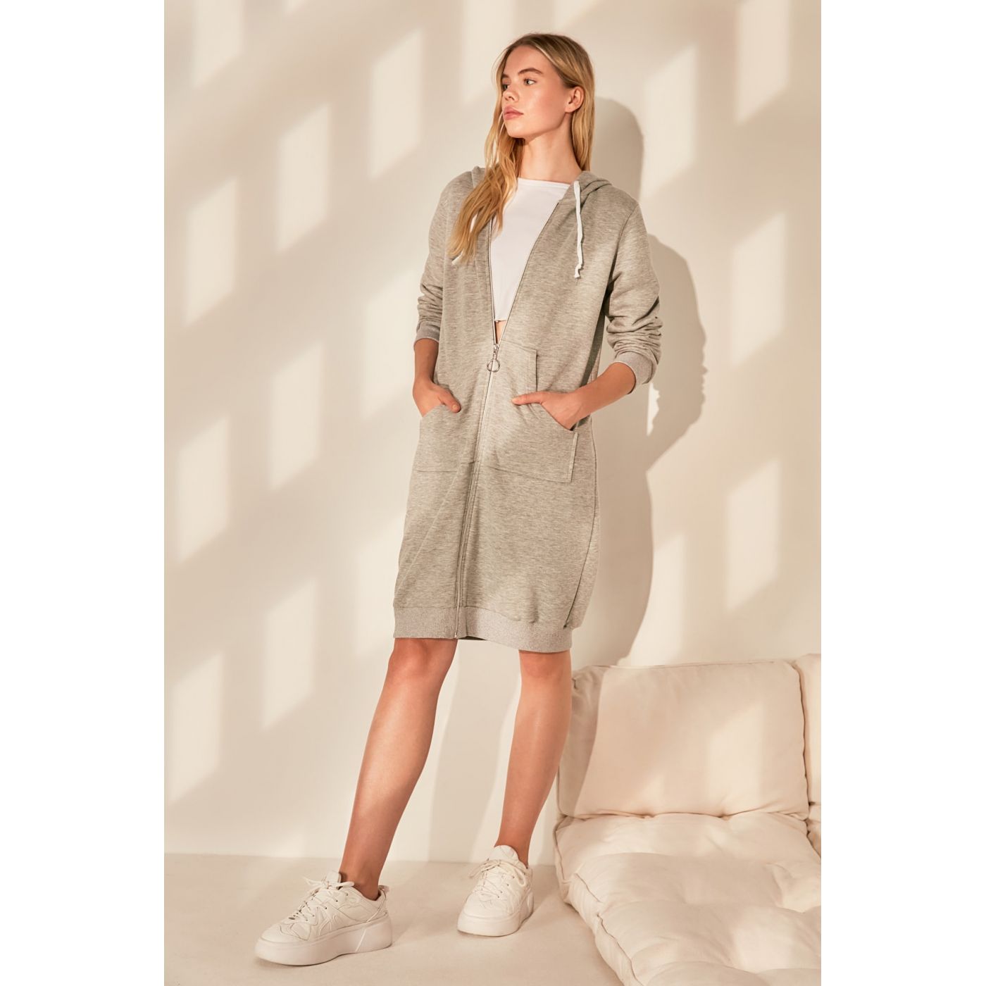 Naiste kleit Trendyol Hooded