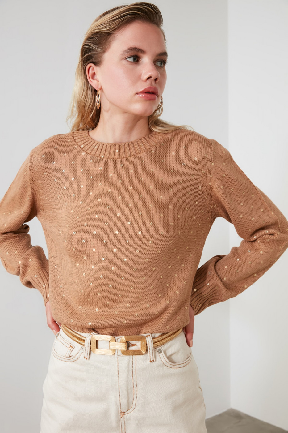 Naiste sviiter Trendyol Polka-dot detailed