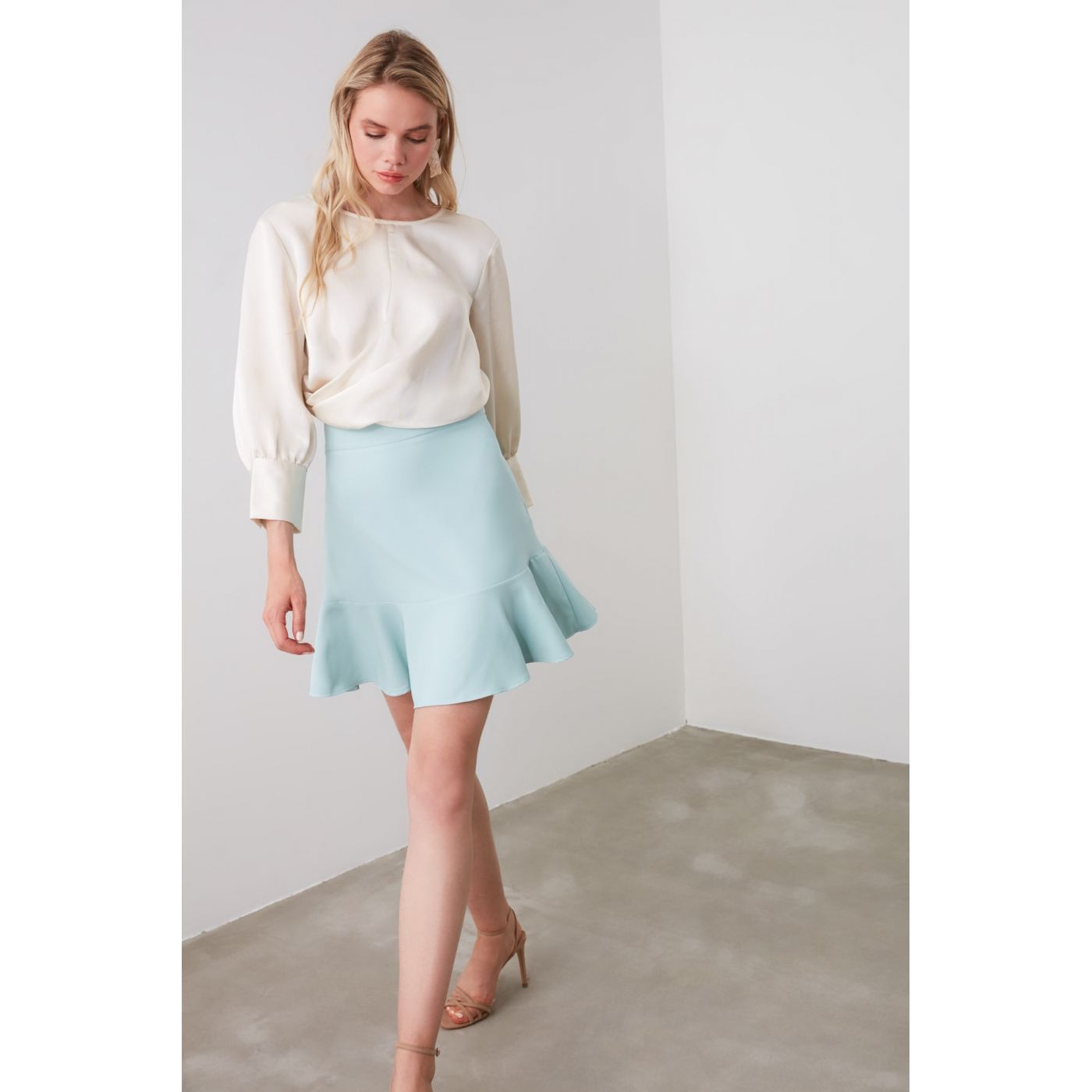 Naiste seelik Trendyol Frill Detailed