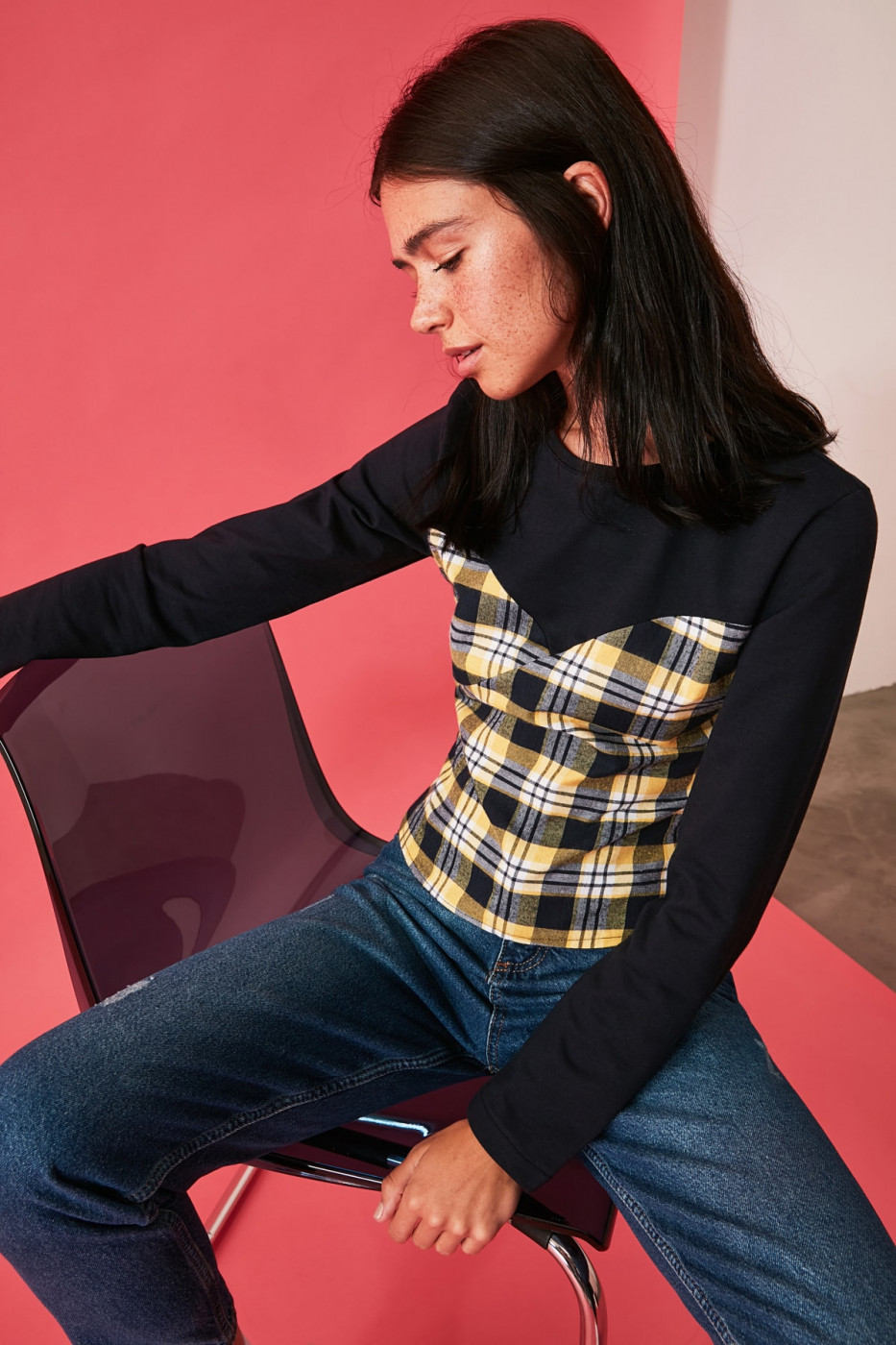 Trendyol Yellow Binding Detailed Blouse