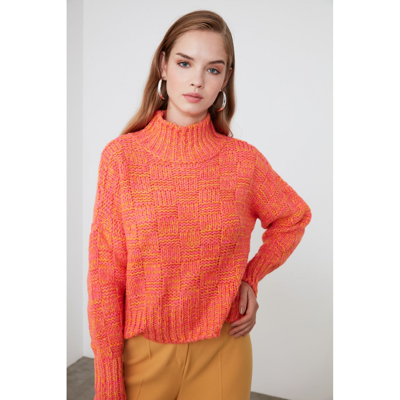 Trendyol Multicolored Knitted Knitwear Sweater