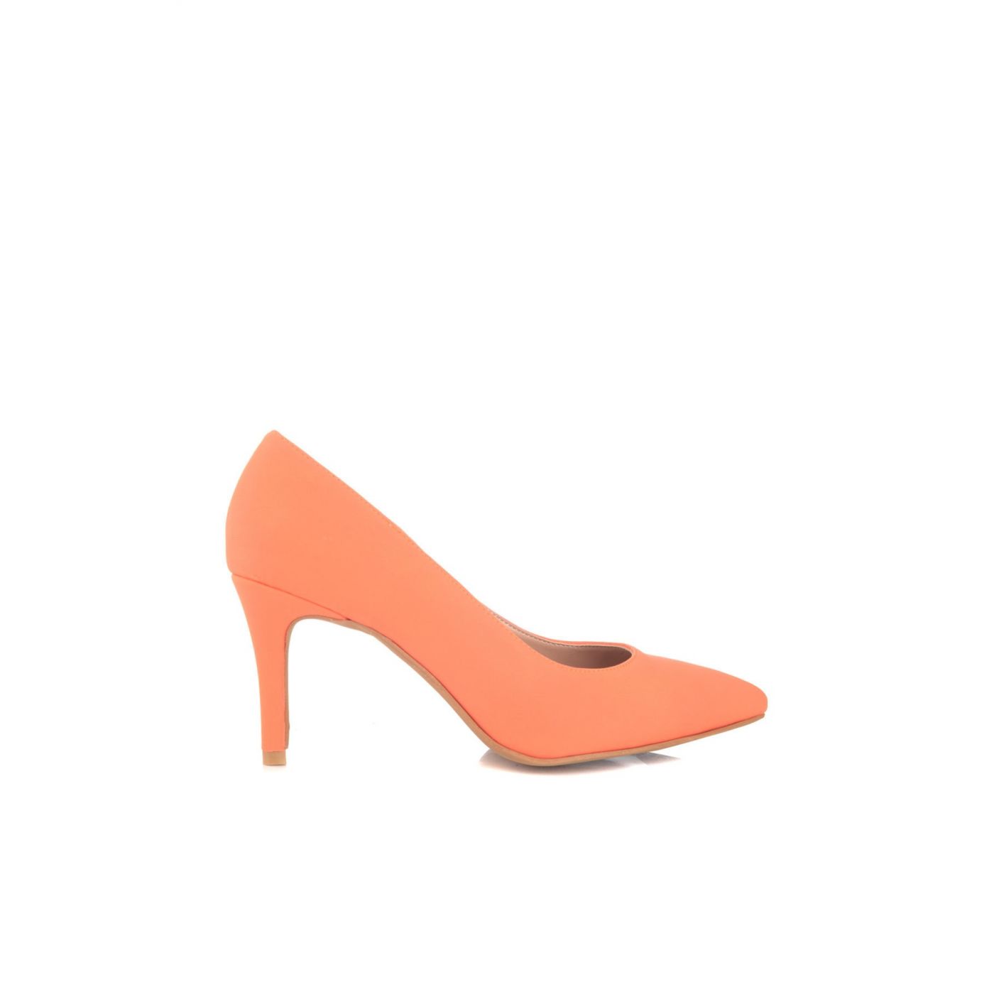 Trendyol Orange Suede Neon Women's Classic Heels
